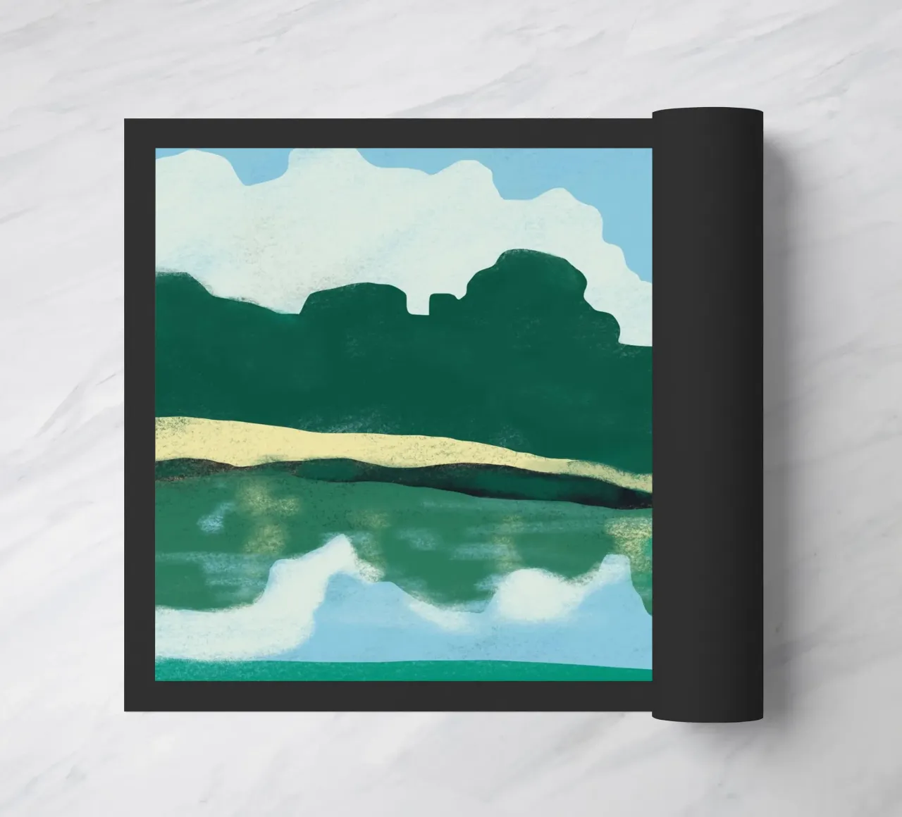 Summer reflection doormat by Little Dean