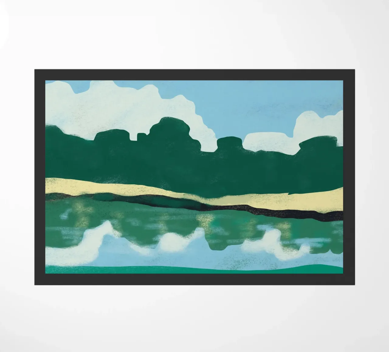 Summer reflection doormat by Little Dean