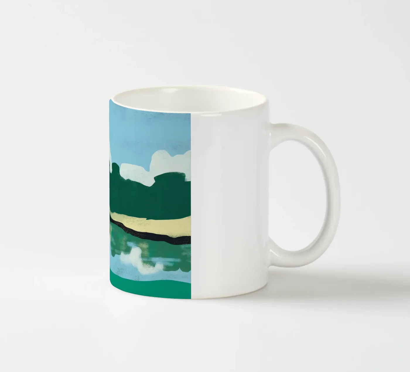 Reflexion über den Sommer Keramik Tasse von Little Dean