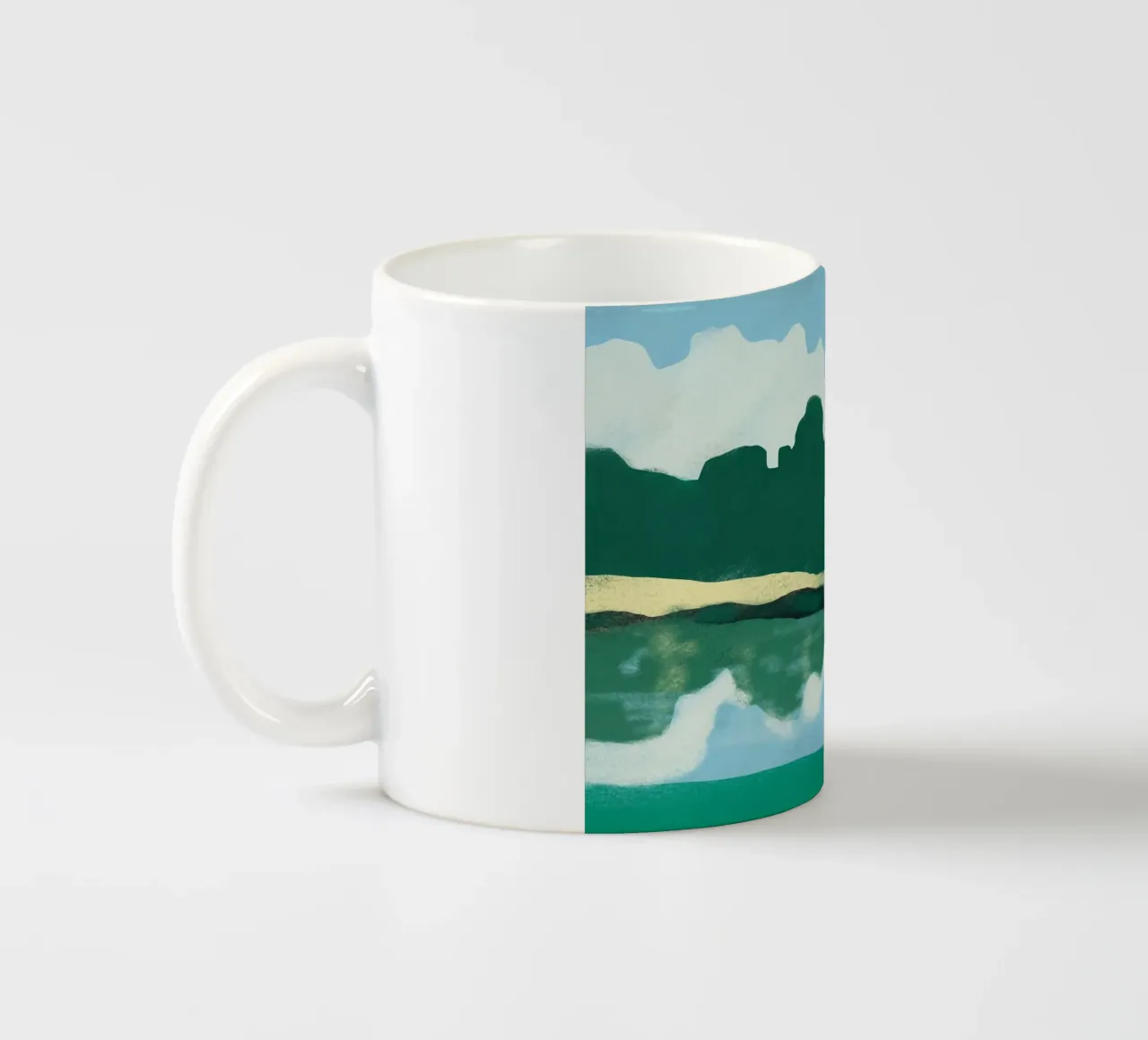 Riflessione estiva tazza in ceramica da Little Dean