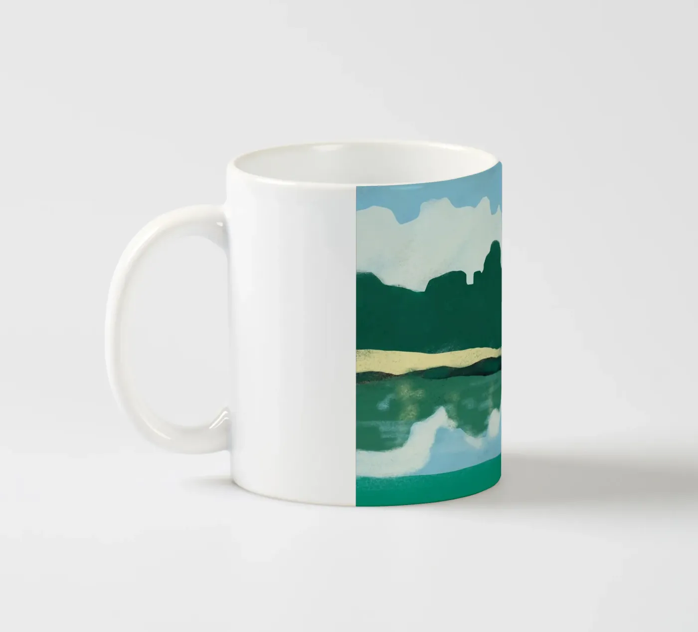 Reflexion über den Sommer Keramik Tasse von Little Dean