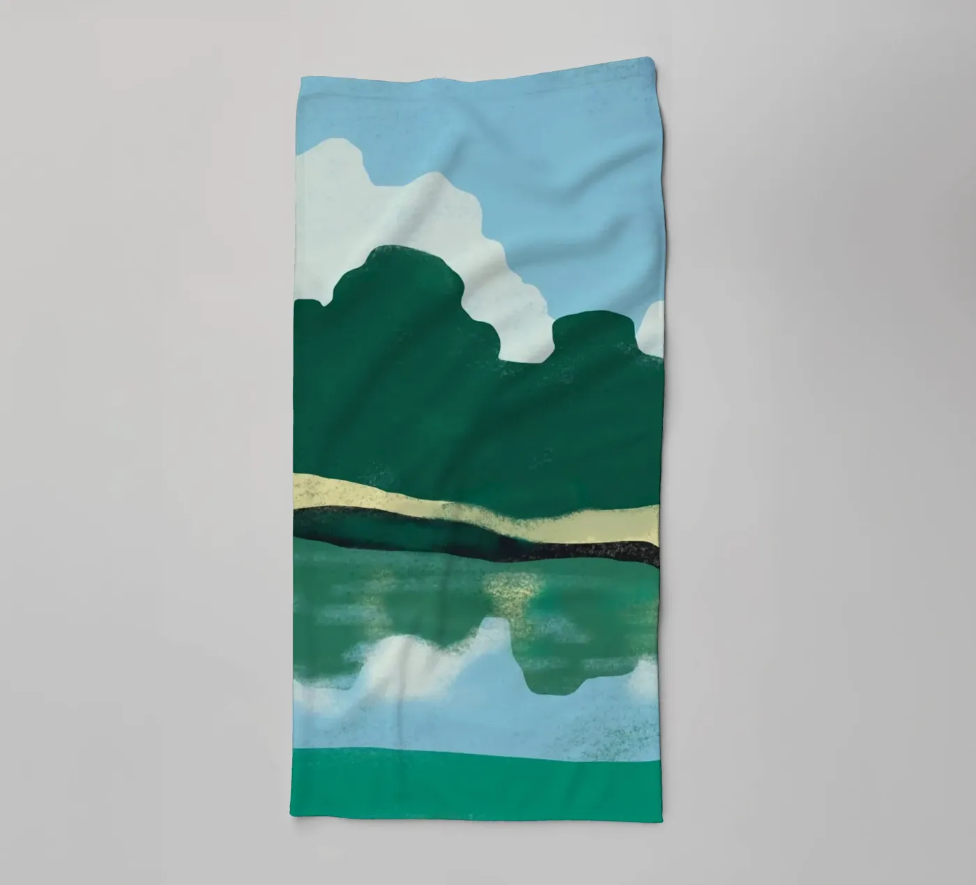 Summer reflection towel by Little Dean