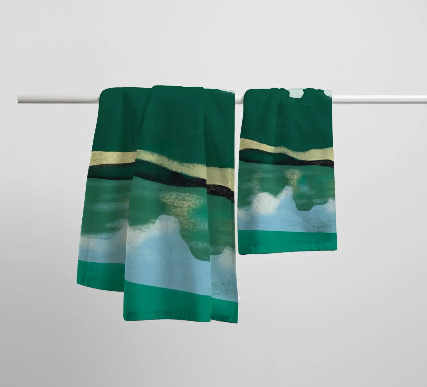Summer reflection towel by Little Dean