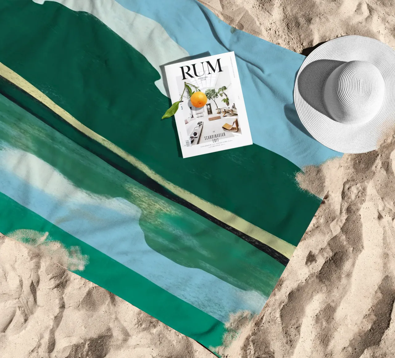 Riflessione estiva telo mare da Little Dean