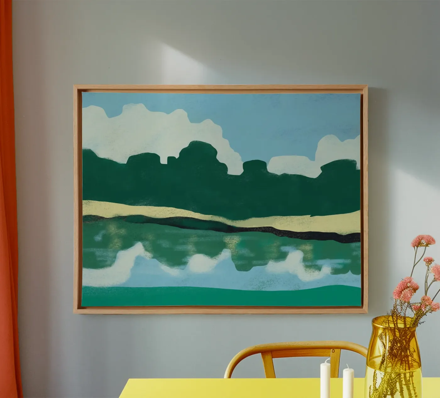 Réflexion sur l'été toile de Little Dean