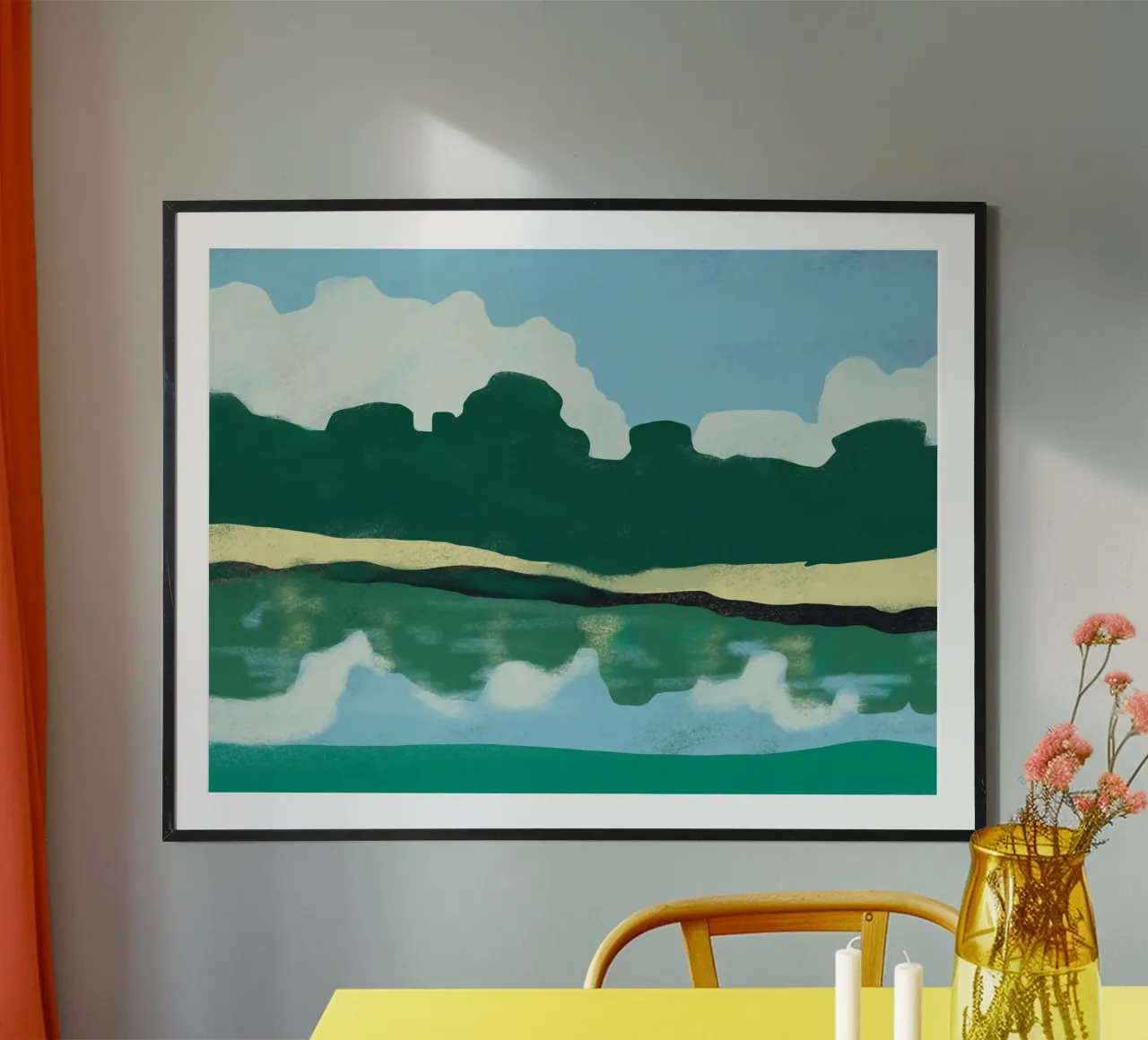 Summer reflection poster by Little Dean