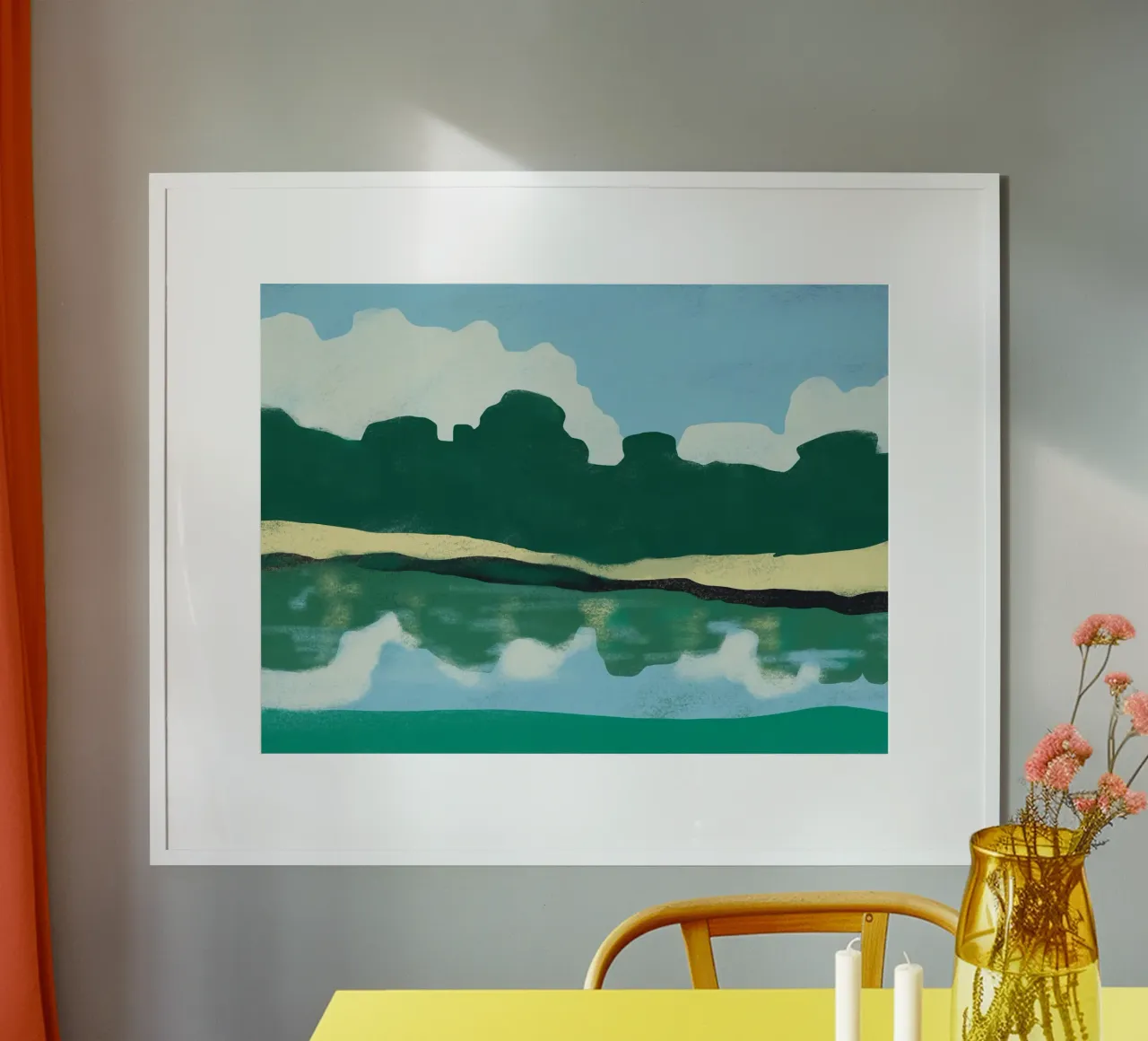 Summer reflection poster by Little Dean