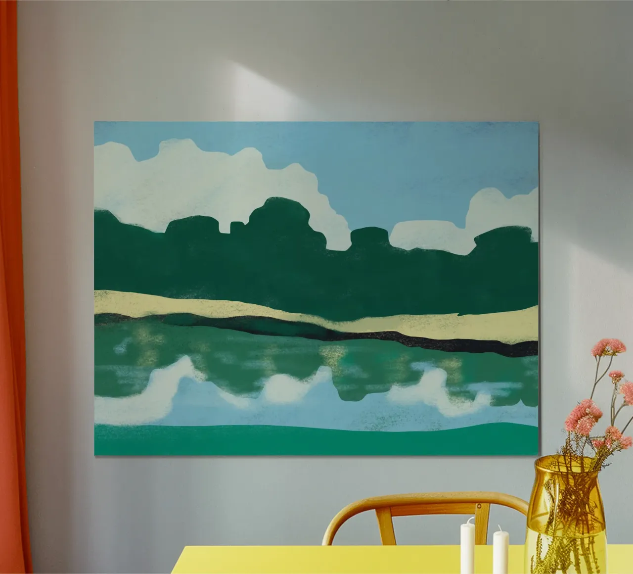 Summer reflection poster by Little Dean