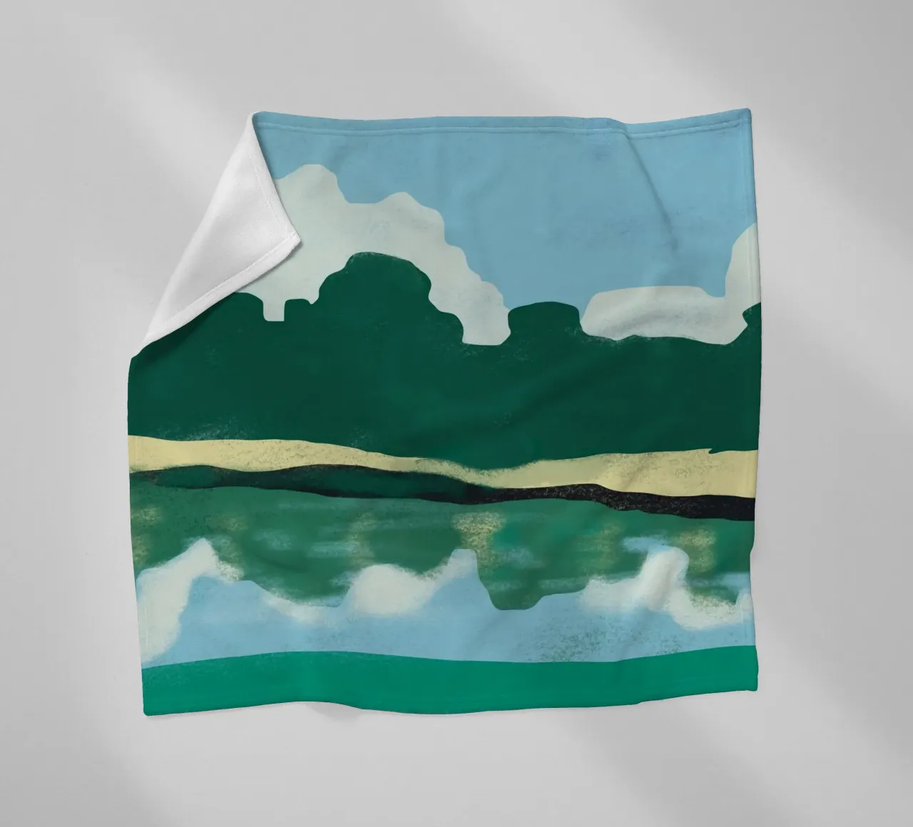 Reflexion über den Sommer Fleecedecke von Little Dean