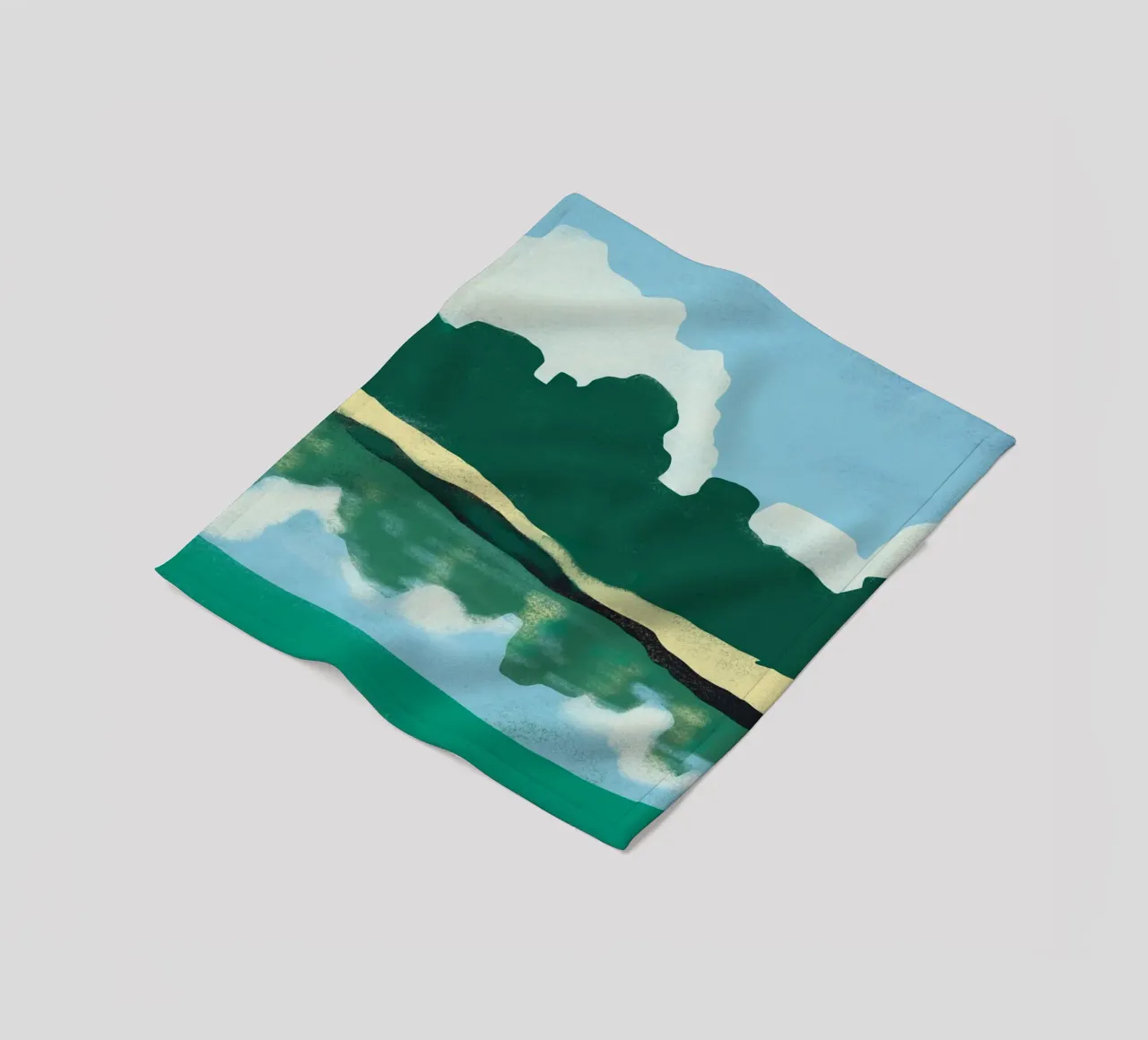 Reflexion über den Sommer Fleecedecke von Little Dean