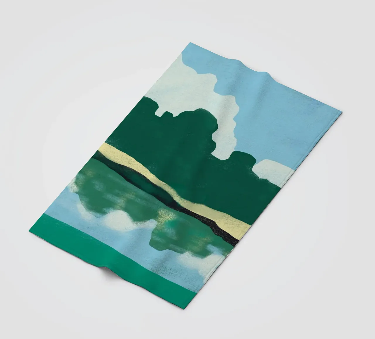 Reflexion über den Sommer Fleecedecke von Little Dean