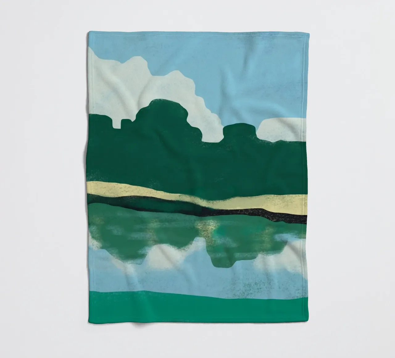 Reflexion über den Sommer Fleecedecke von Little Dean