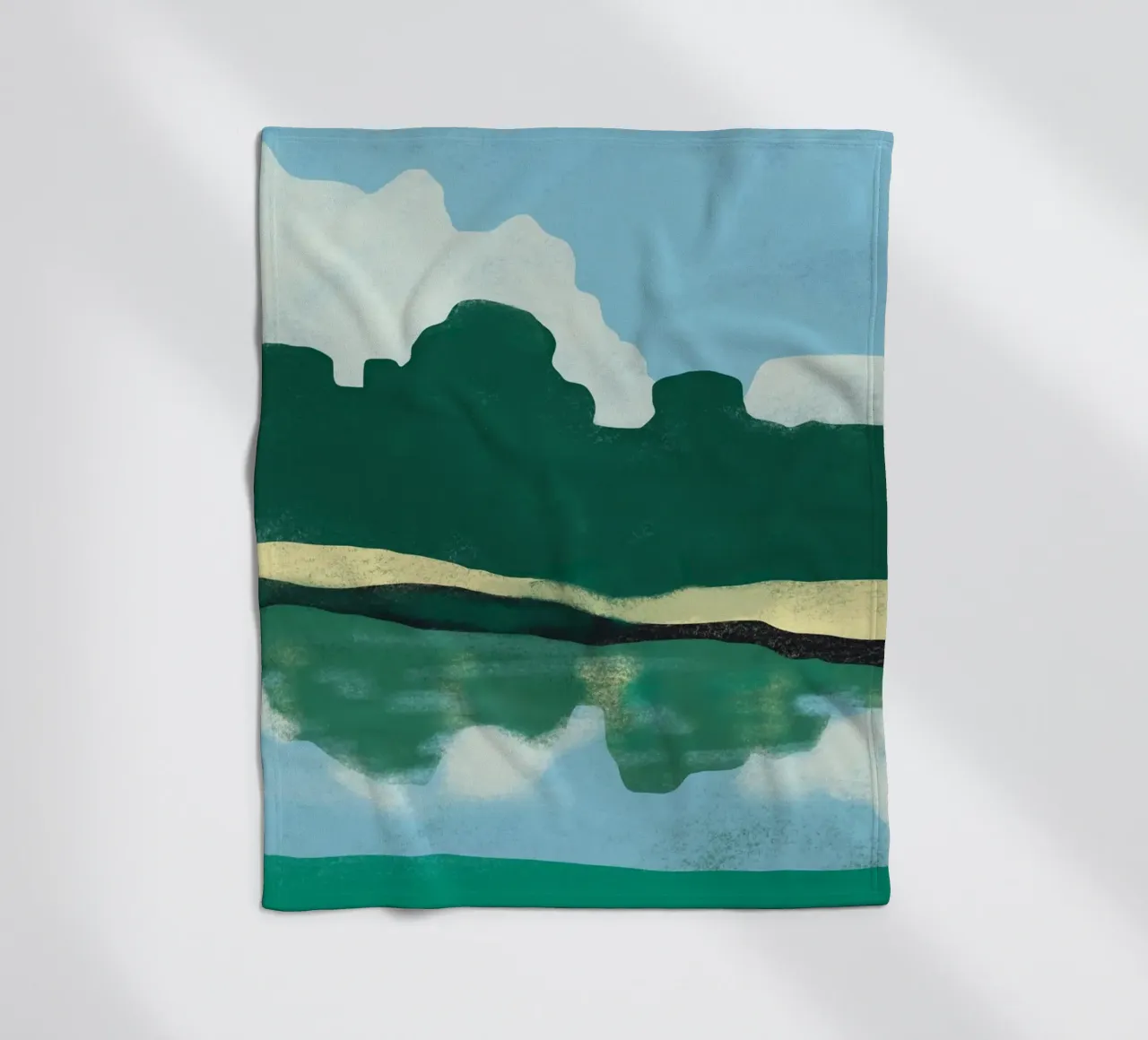 Reflexion über den Sommer Fleecedecke von Little Dean