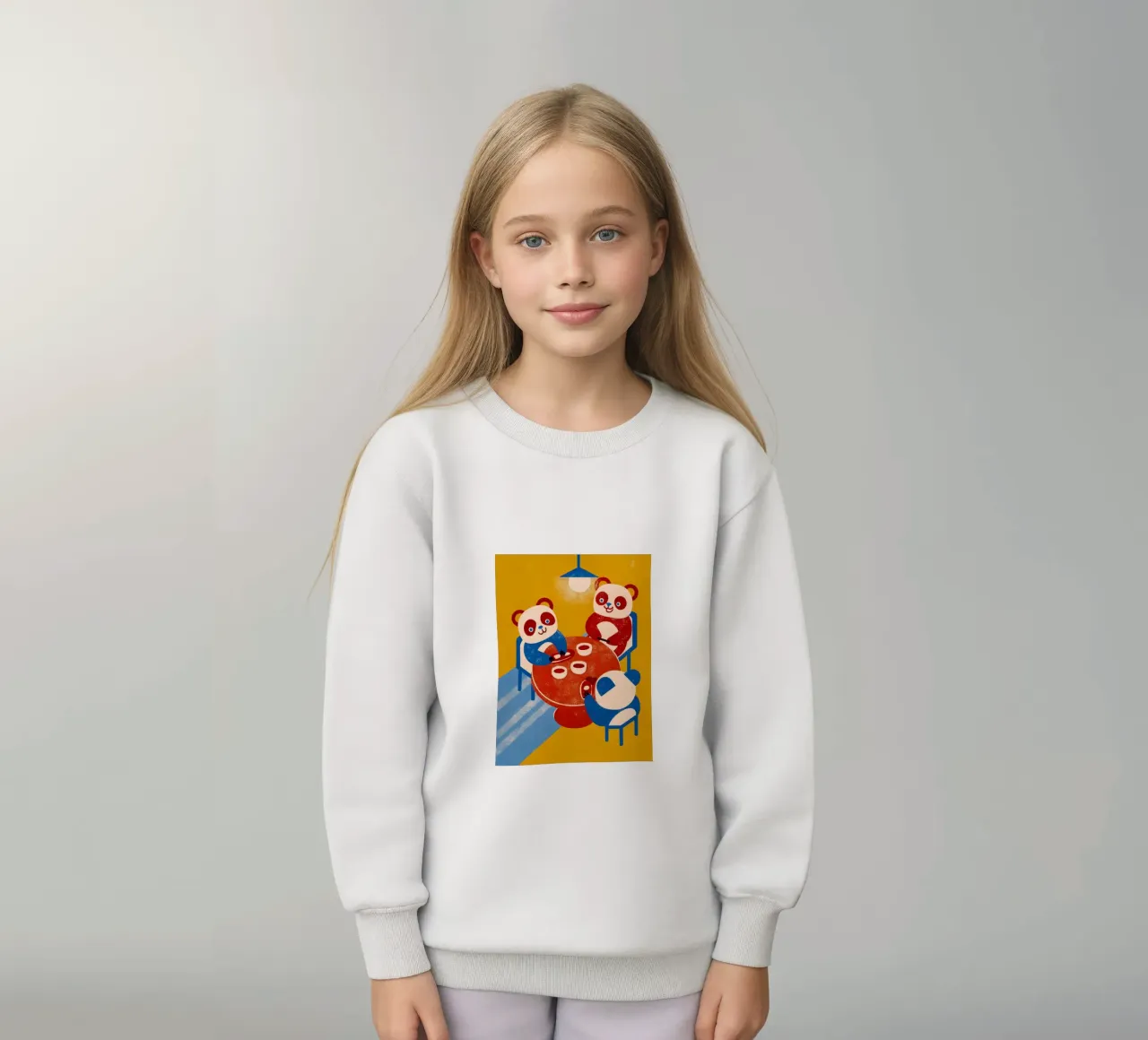 Panda sentado relajándose sudadera para niño de THE LATEST SHOP
