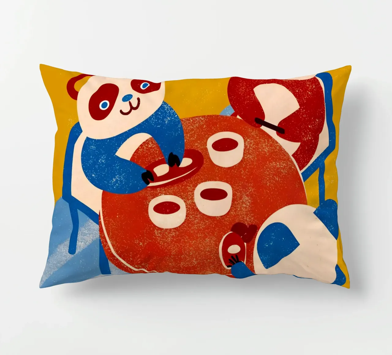 Panda seduto e rilassato cuscino da THE LATEST SHOP