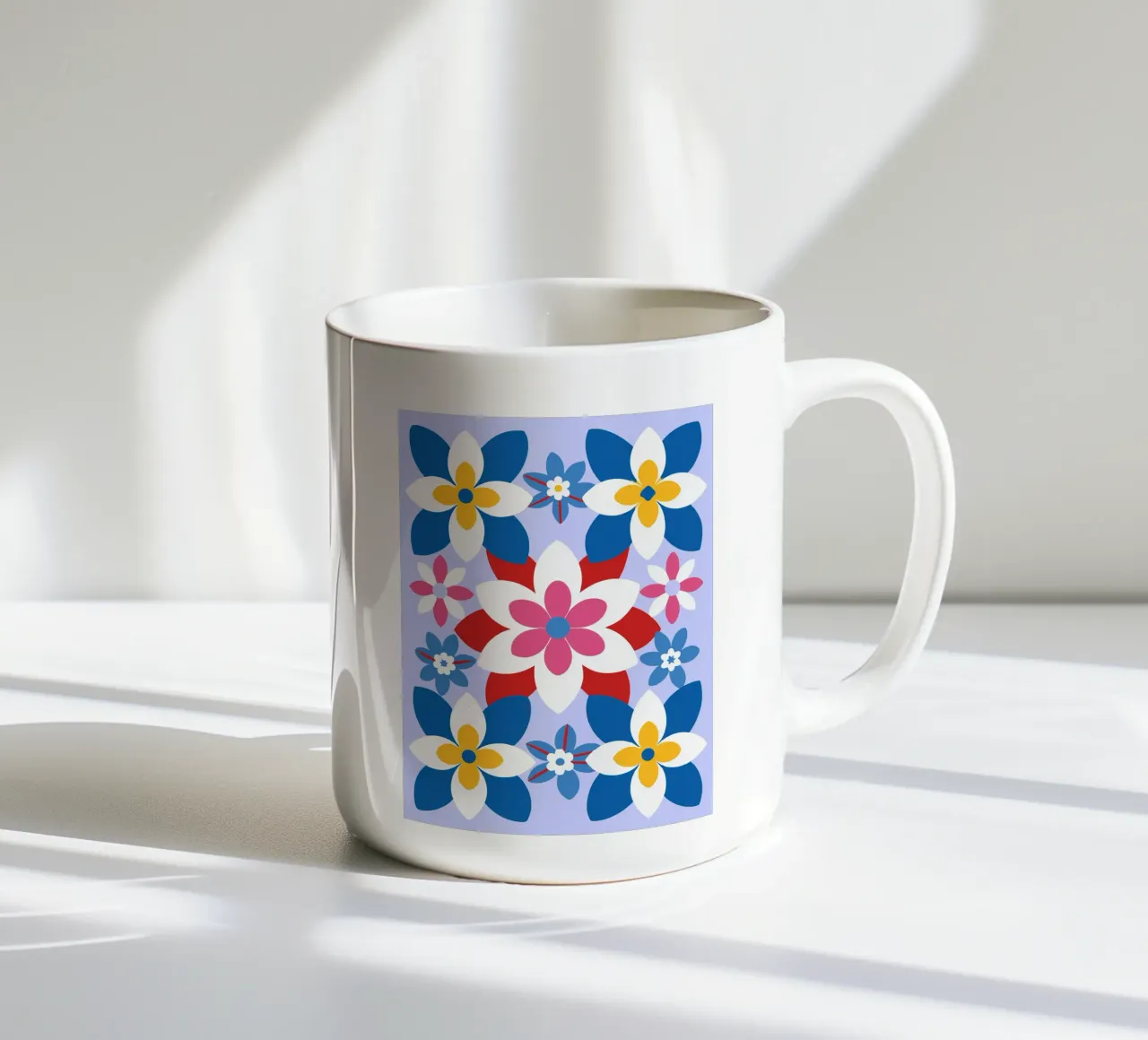 Bellissimo fiore Pettern tazza in ceramica da FLOWER PLACE SHOP