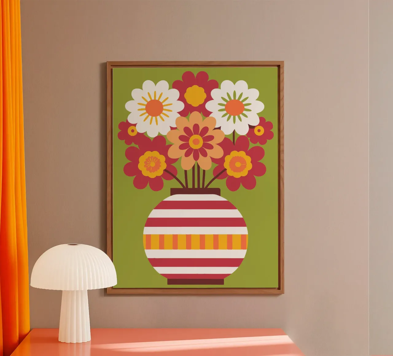 Fiore di Kadapul in vaso alluminio dibond da FLOWER PLACE SHOP
