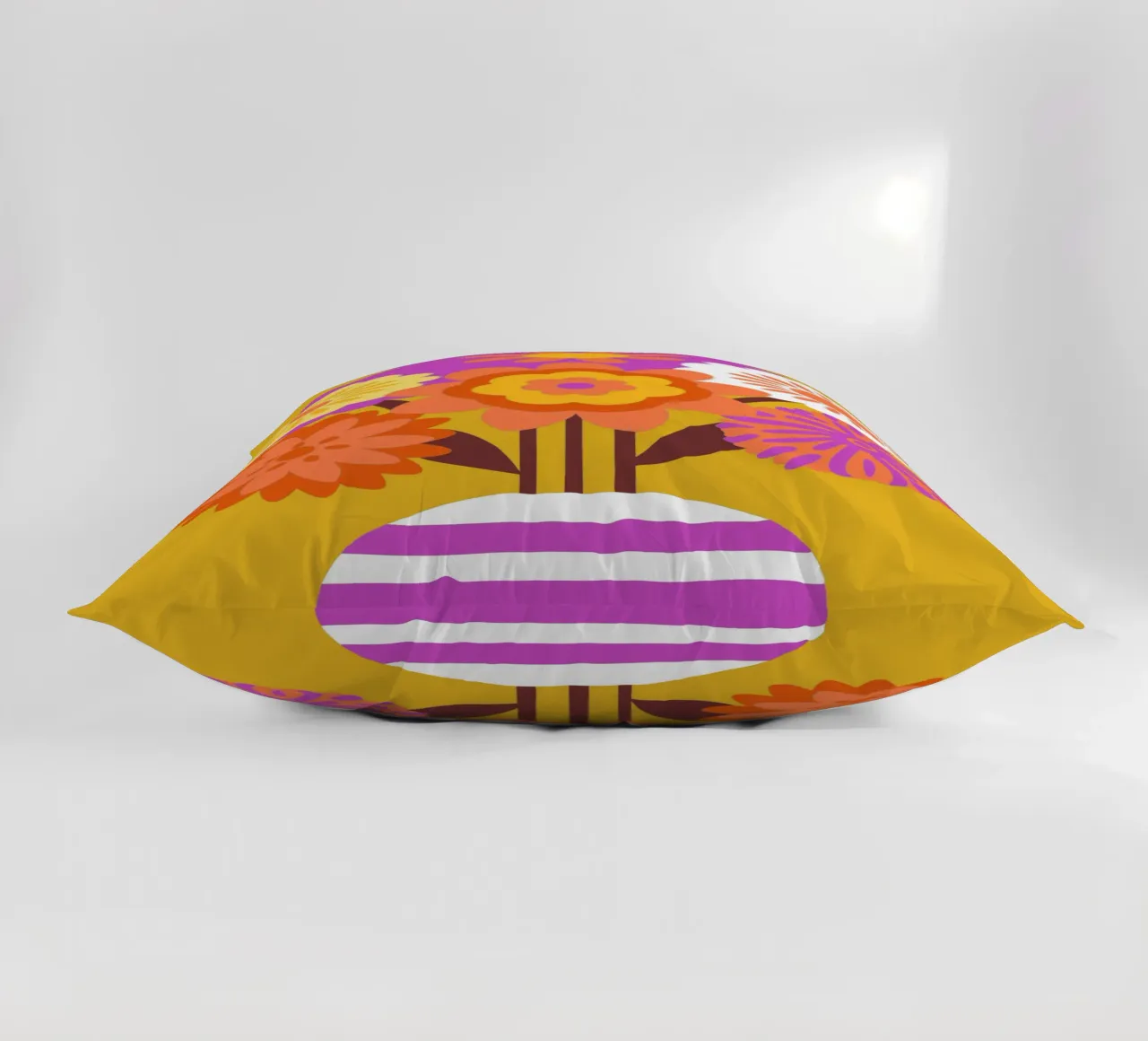 Kadapul Flower in Vase decorative cushion by FLOWER PLACE SHOP