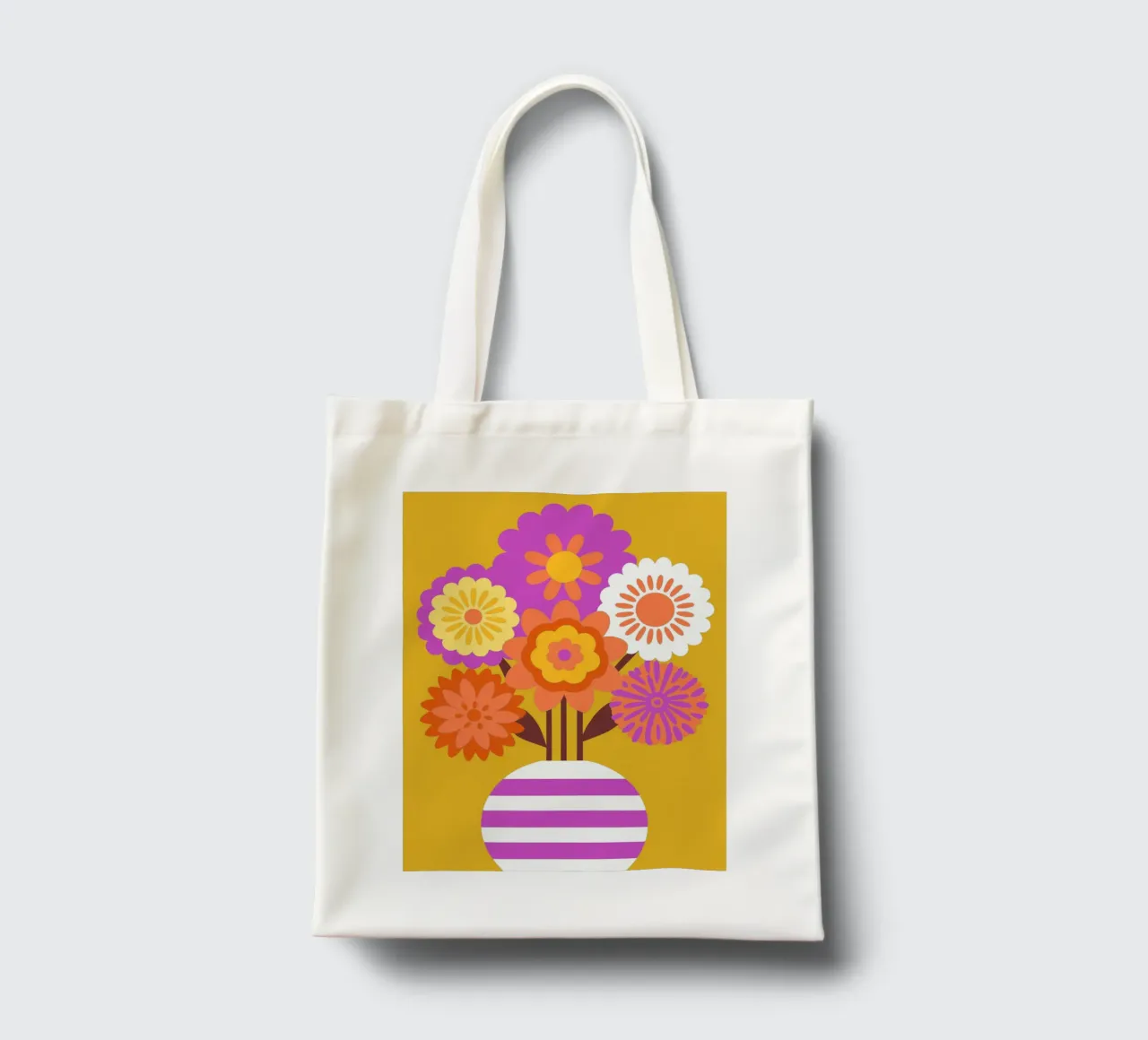 Kadapul Flower in Vase tote bag by FLOWER PLACE SHOP