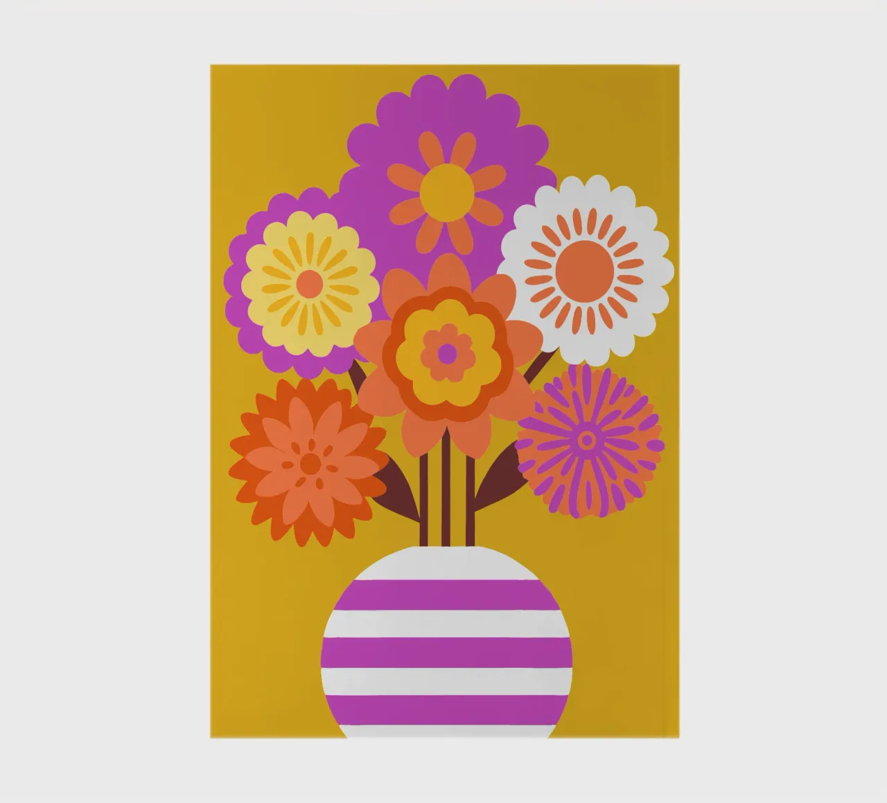 Kadapul Flower in Vase notebook by FLOWER PLACE SHOP