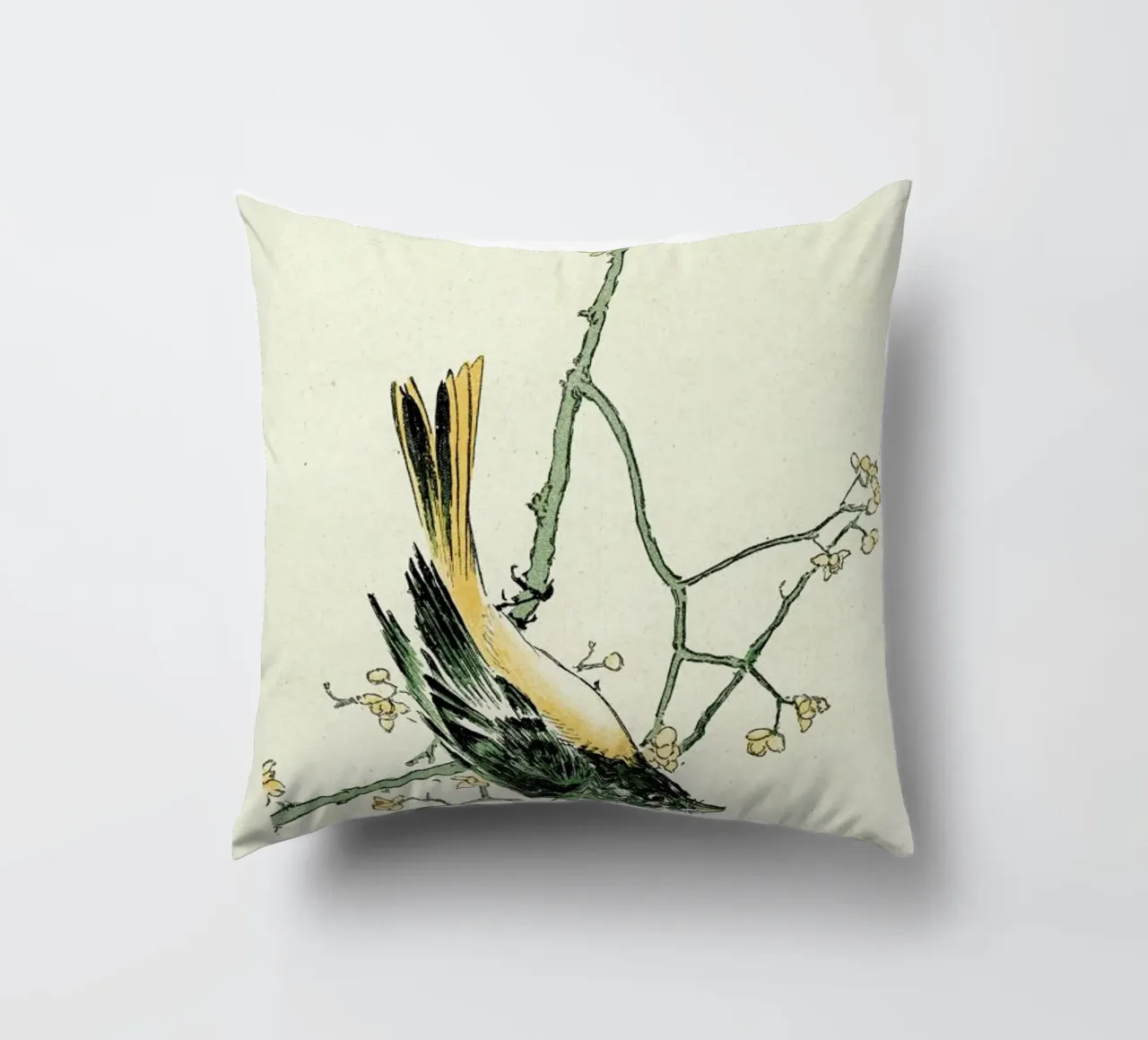 Ruticilla Aurorea cuscino da Vintage by JUNIQE
