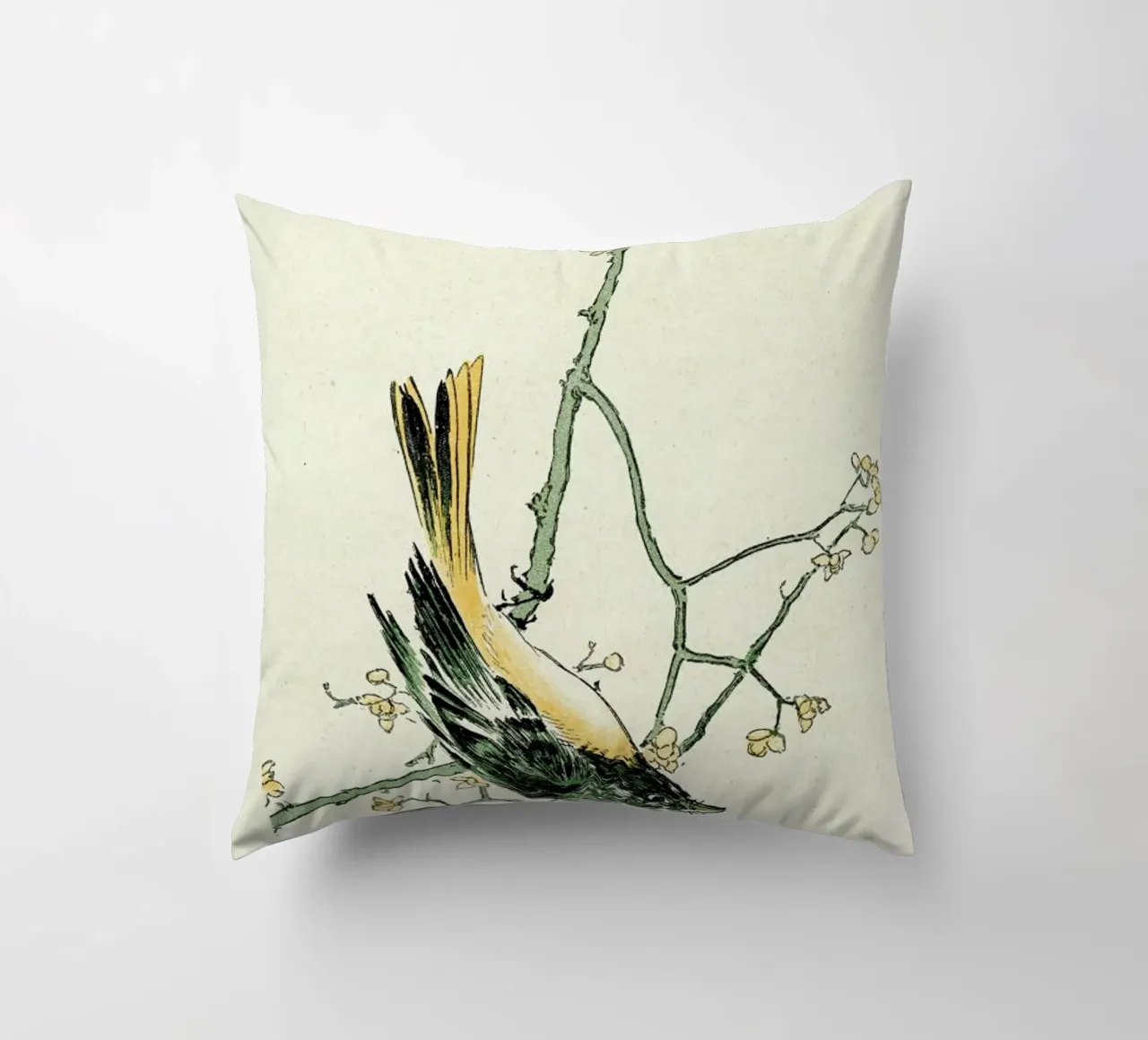 Ruticilla Aurorea cuscino da Vintage by JUNIQE