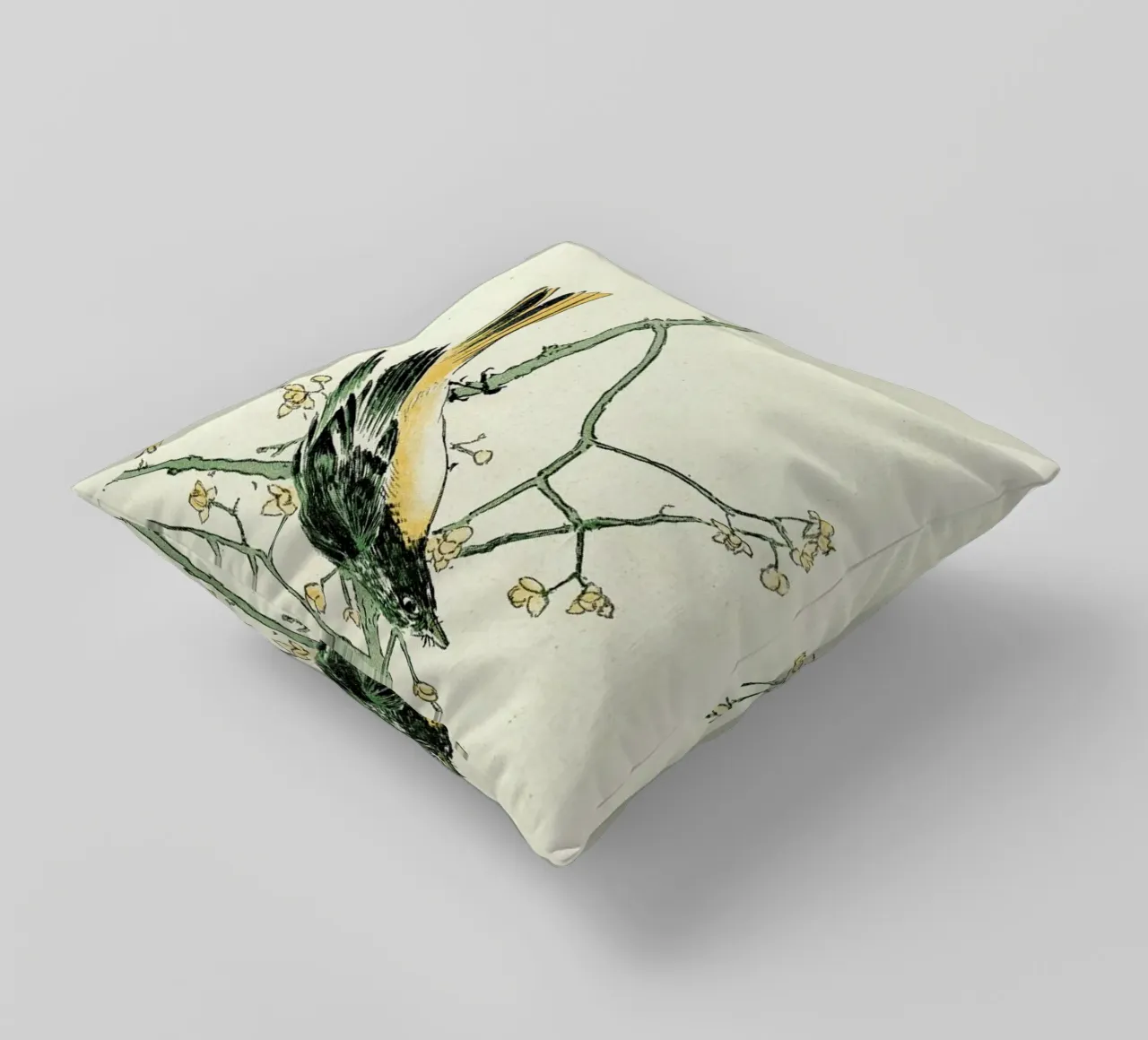 Ruticilla Aurorea cuscino da Vintage by JUNIQE