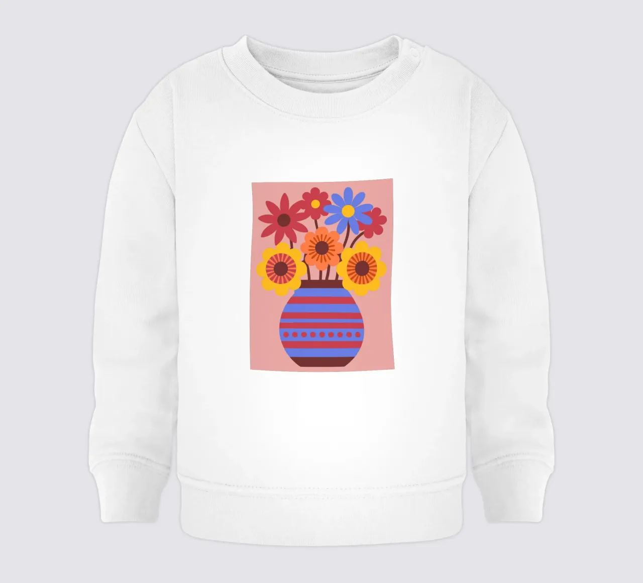 Fiori in vaso felpa neonato da FLOWER PLACE SHOP