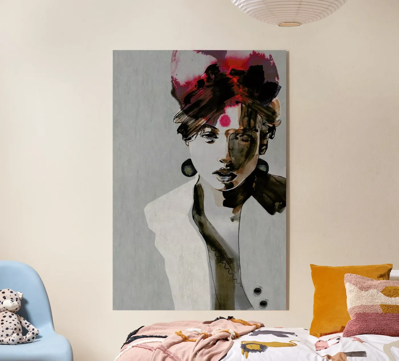 IndianGrace acryl van Alex Egea