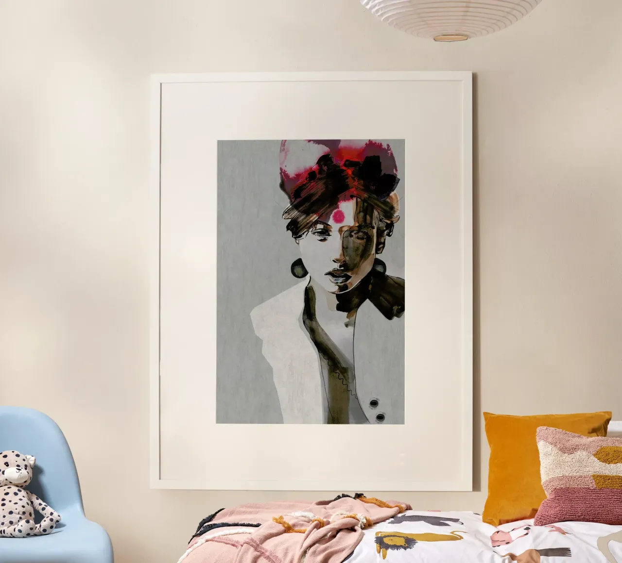 IndianGrace poster con telaio in plastica da Alex Egea