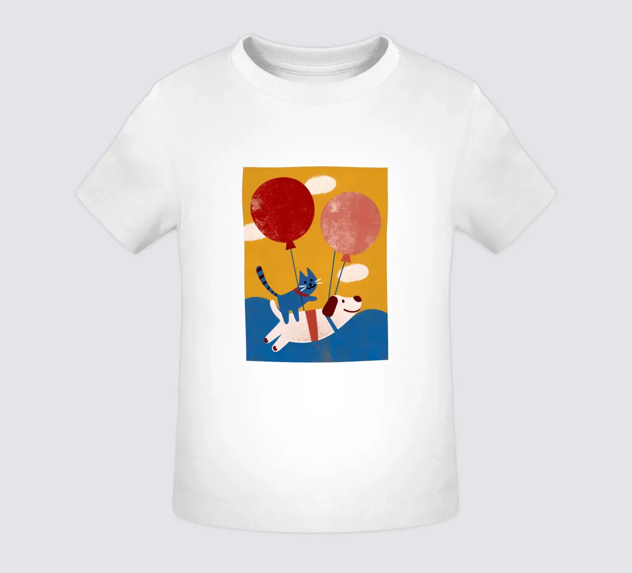 Balloon Dog and Cat baby t-shirt by THE LATEST SHOP