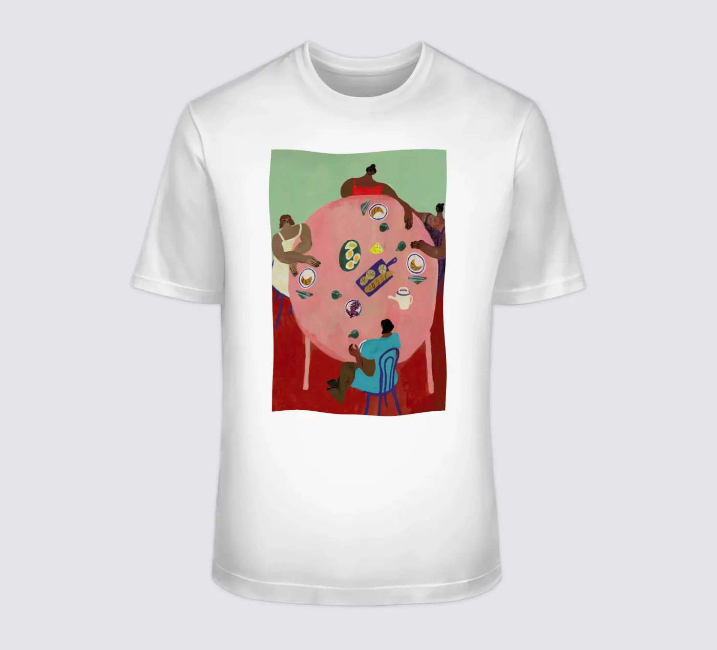 Breakfast Table t-shirt da Nudes and Croissants