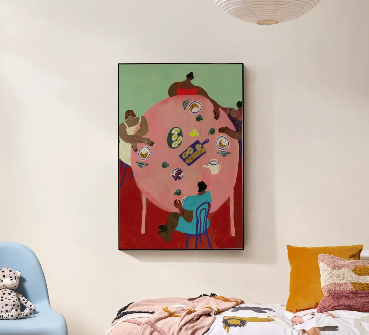 Breakfast Table plexiglass da Nudes and Croissants