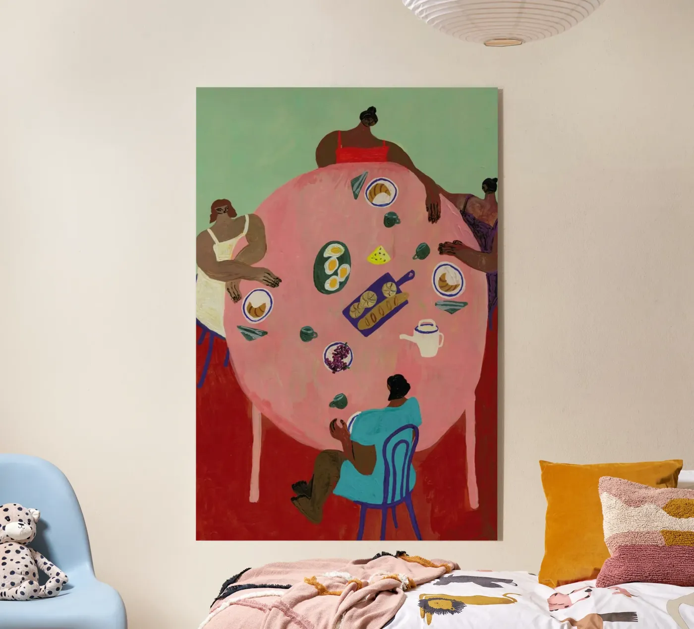 Breakfast Table acrylic glass by Nudes and Croissants