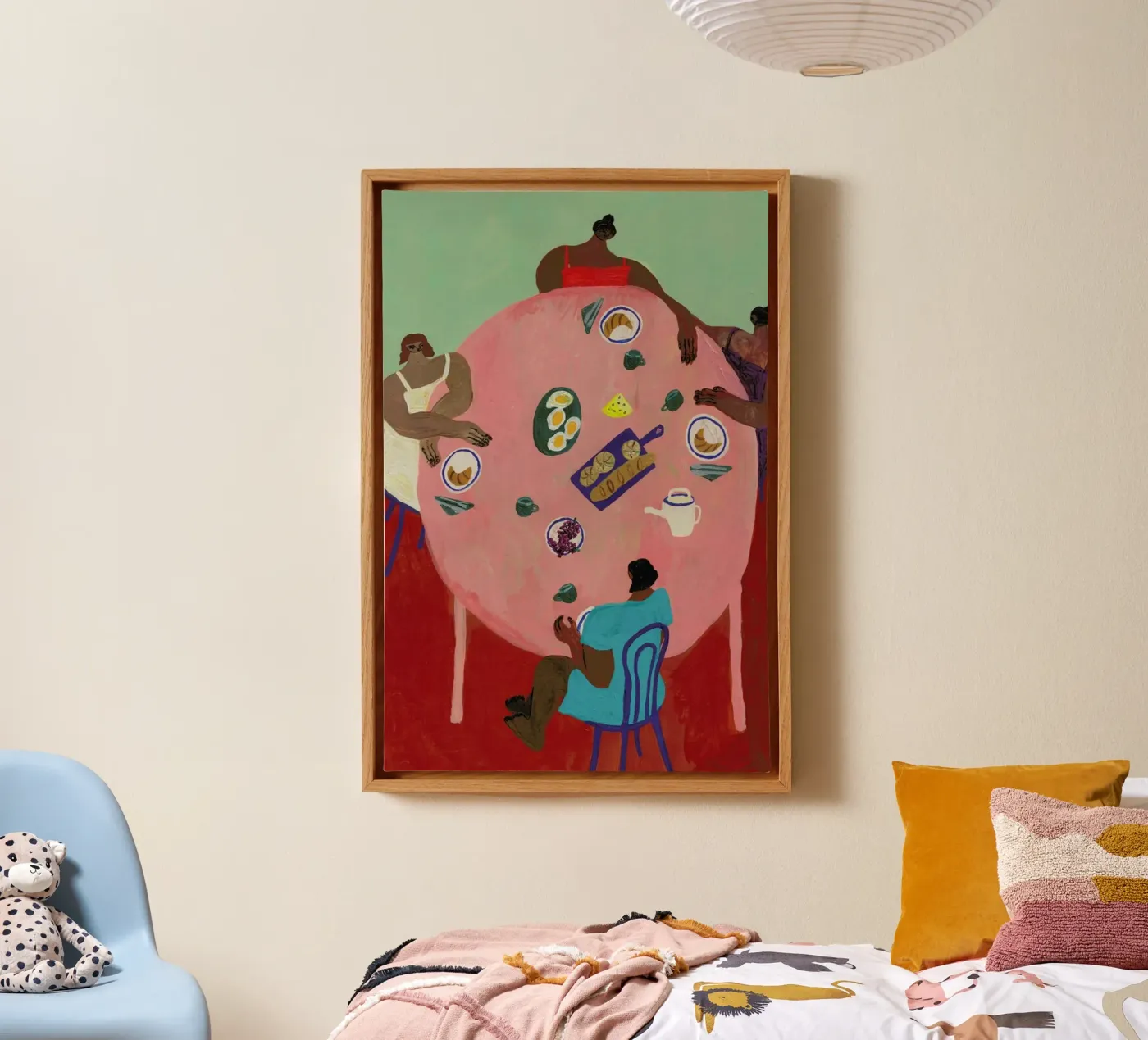 Breakfast Table canvas by Nudes and Croissants