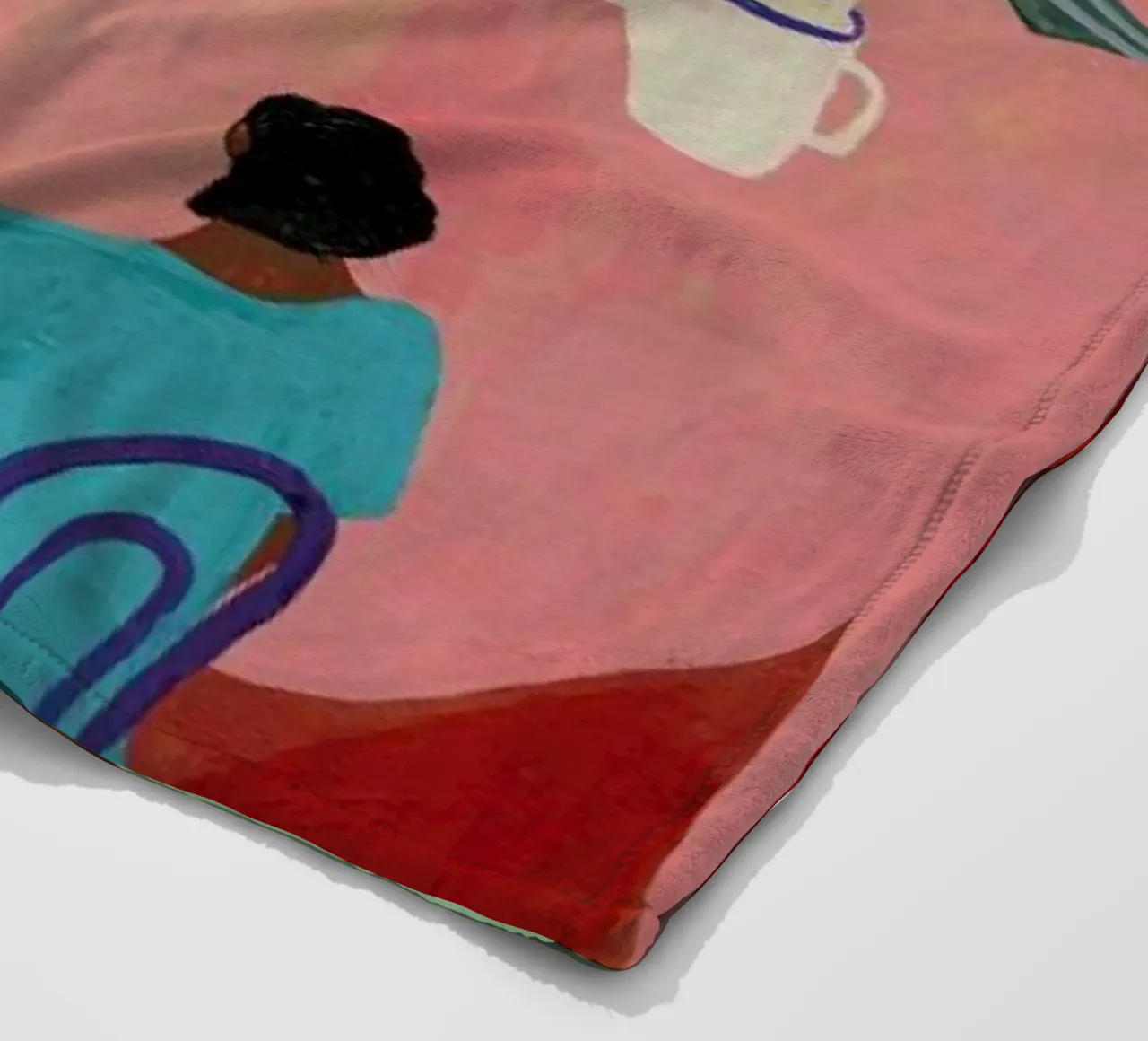 Breakfast Table Fleecedecke von Nudes and Croissants