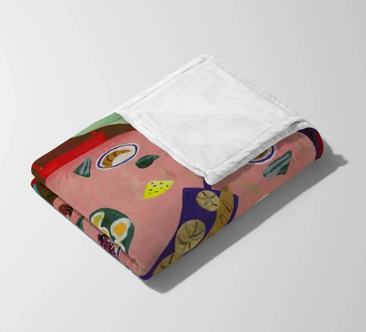 Breakfast Table coperta in pile da Nudes and Croissants