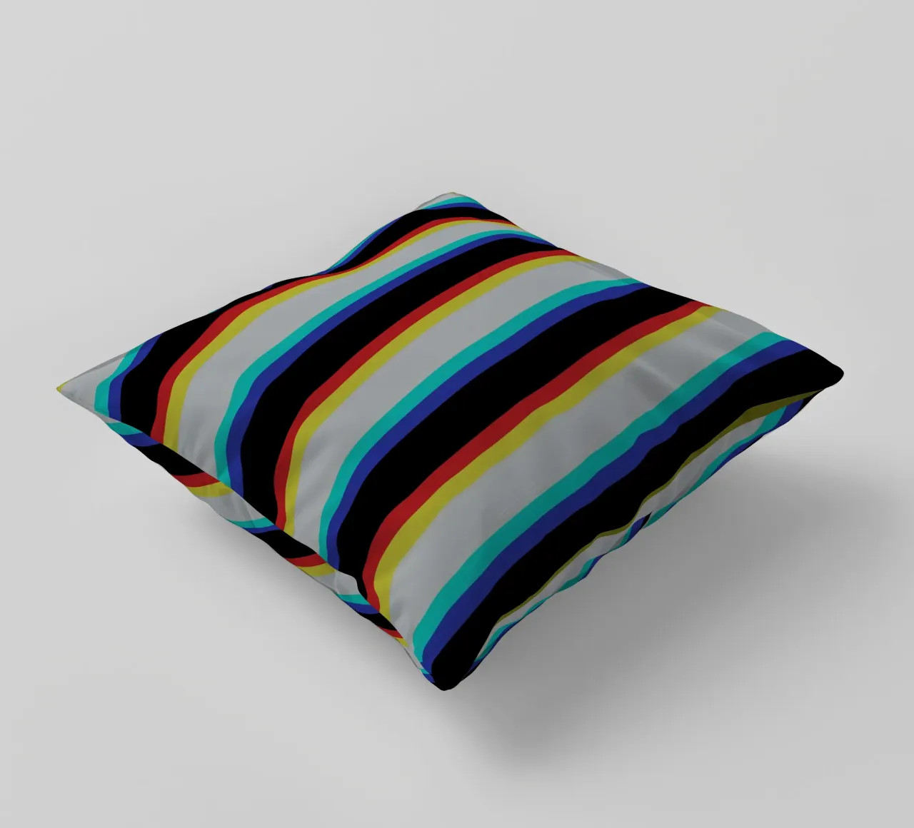 Striscia della linea Glitch cuscino da galihstudio