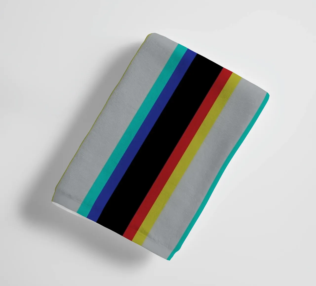 Striscia della linea Glitch asciugamano da bagno da galihstudio