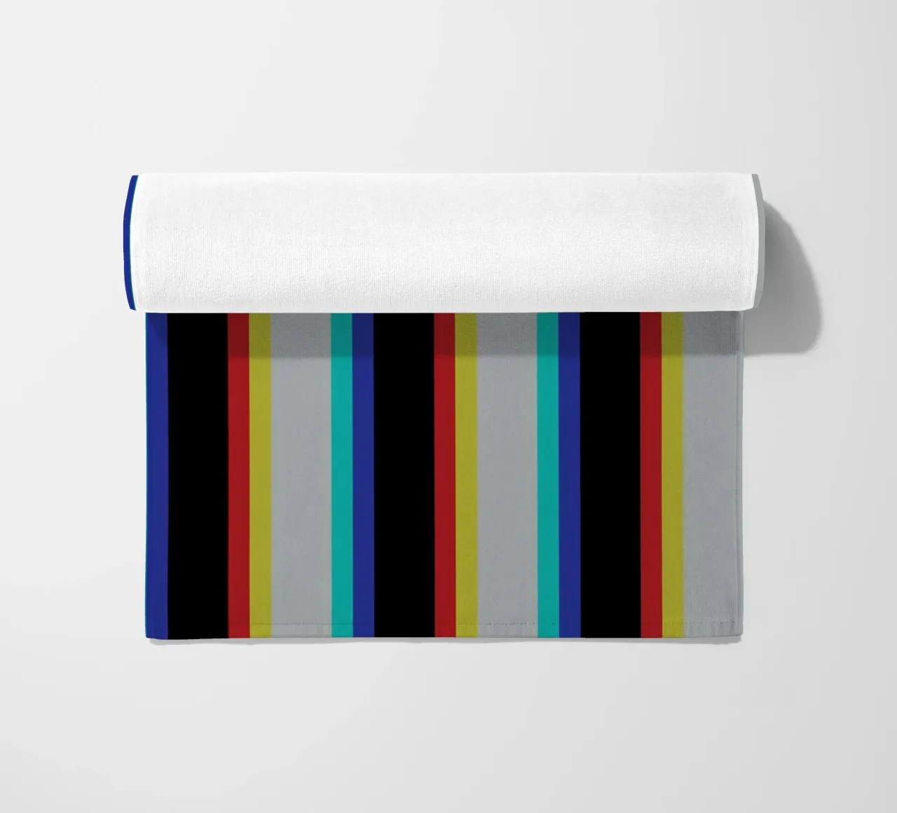 Striscia della linea Glitch telo mare da galihstudio