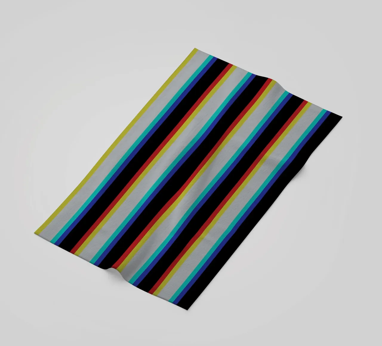 Striscia della linea Glitch telo mare da galihstudio