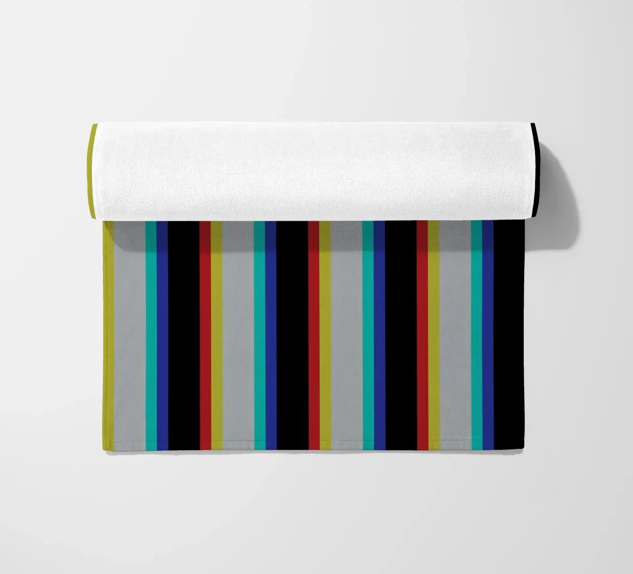 Striscia della linea Glitch telo mare da galihstudio