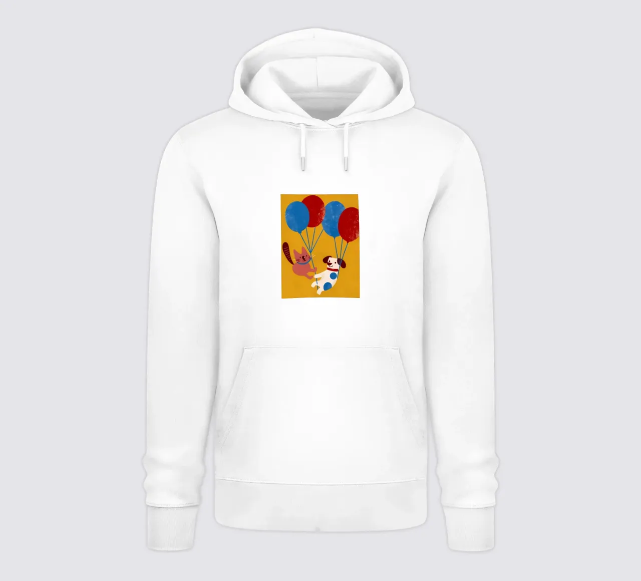 Cane e gatto in palloncini felpa con cappuccio da THE LATEST SHOP