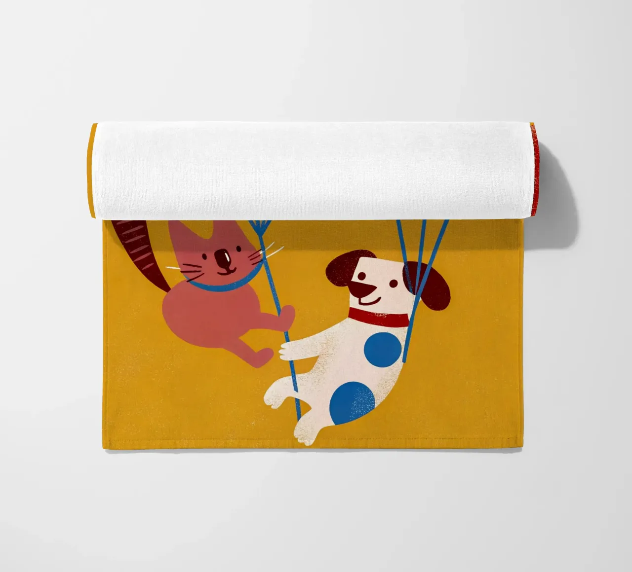 Cane e gatto in palloncini telo mare da THE LATEST SHOP