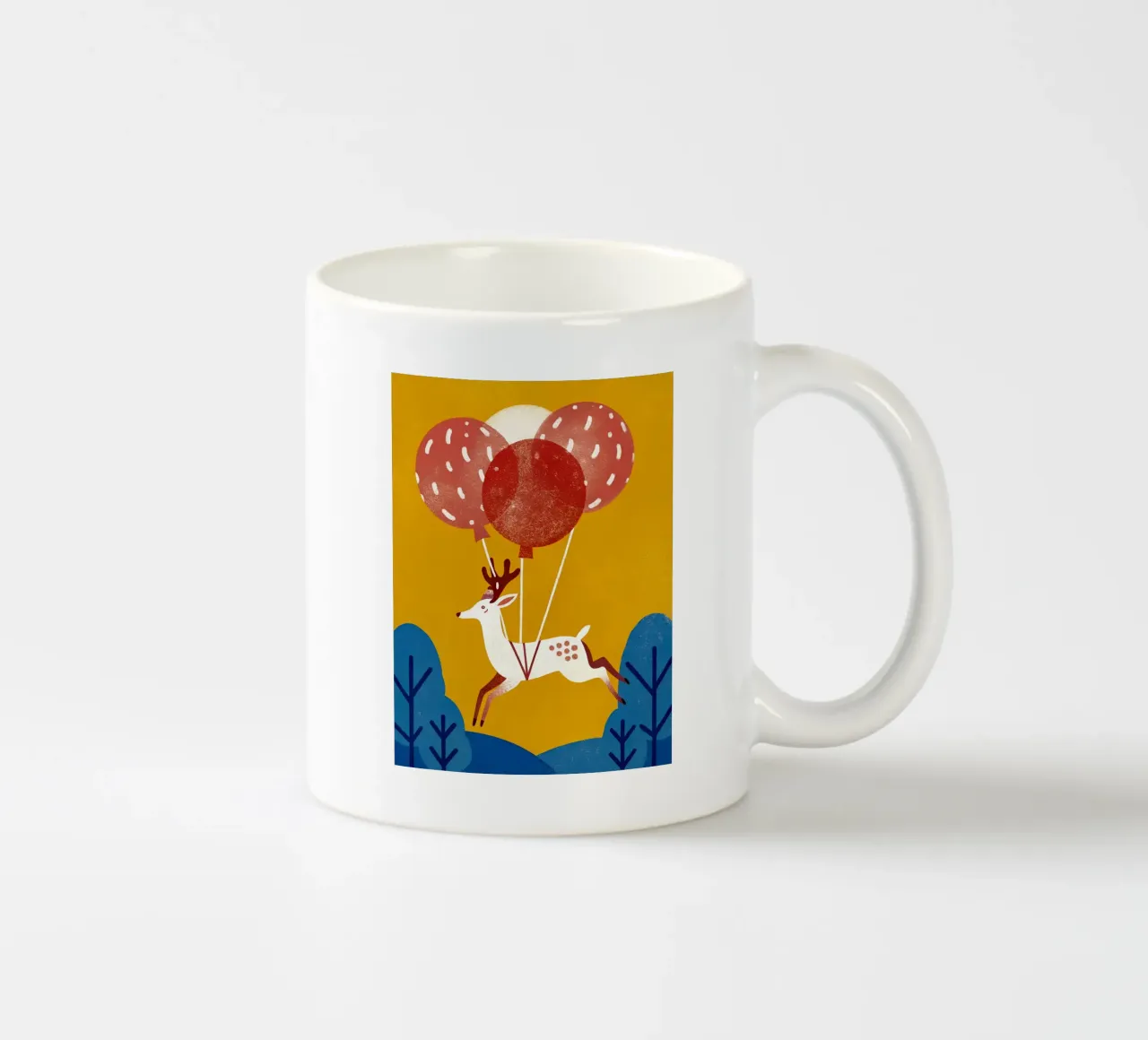 Cervo con palloncino tazza in ceramica da THE LATEST SHOP
