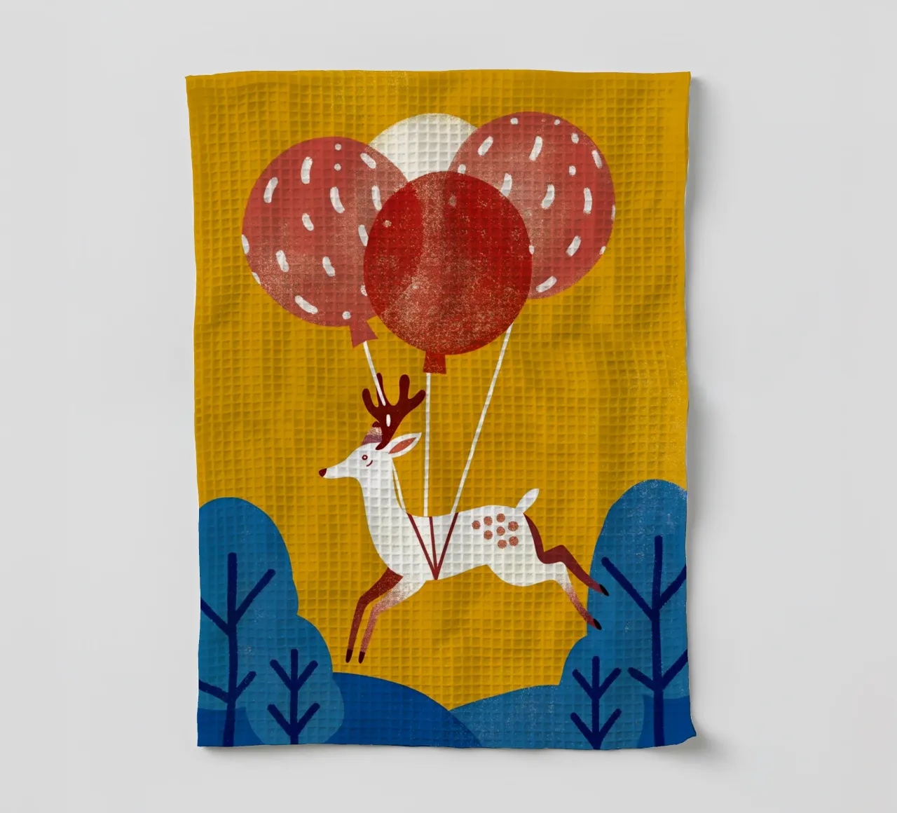 Cervo con palloncino canovaccio da cucina da THE LATEST SHOP