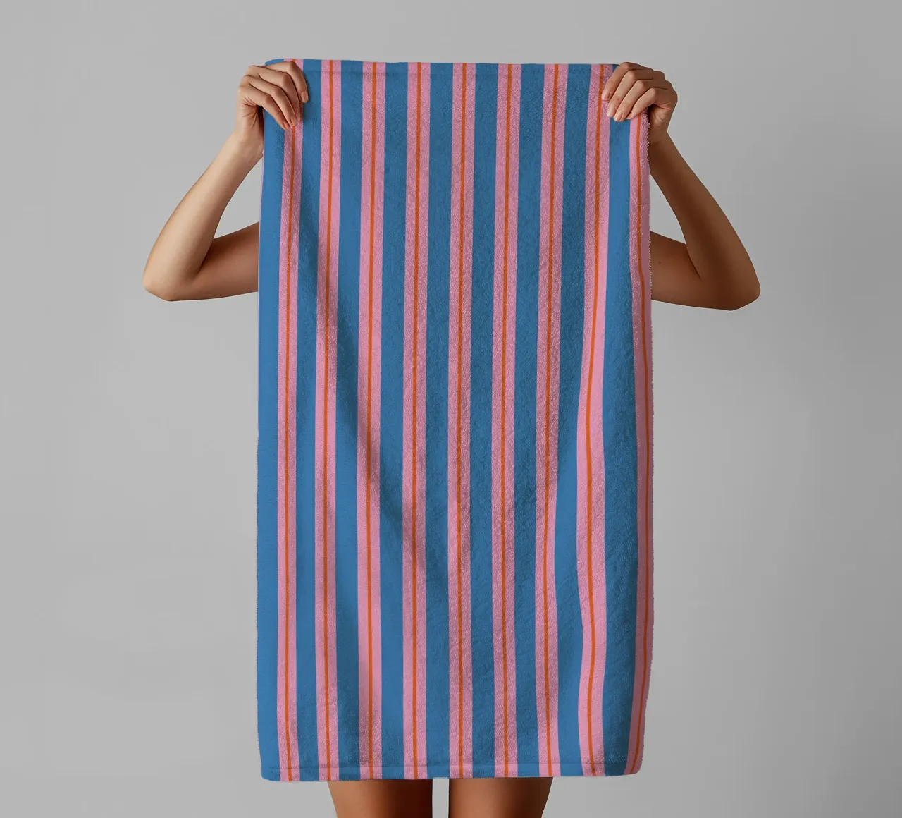 Digital print line art aesthetic towel by galihstudio