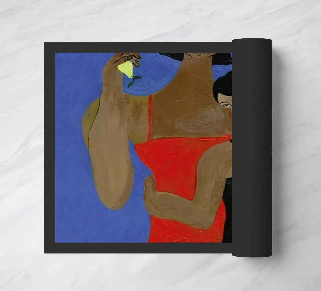 Lemons deurmat van Nudes and Croissants