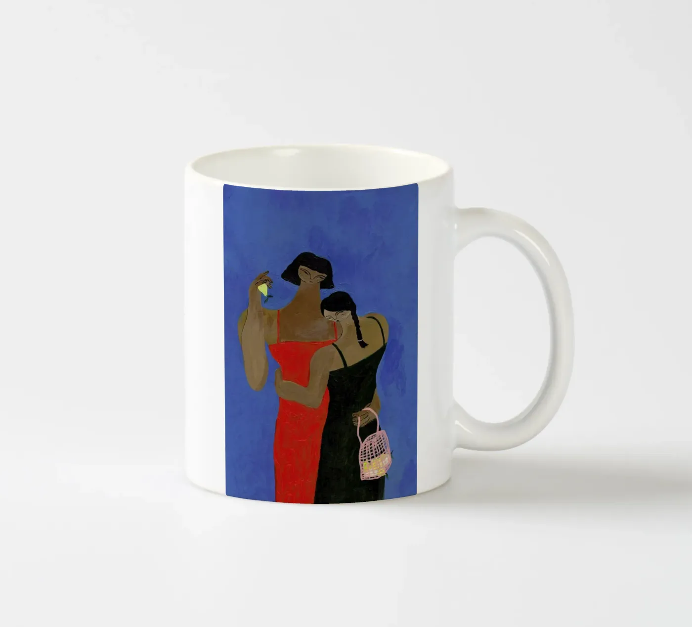 Lemons ceramic mug by Nudes and Croissants