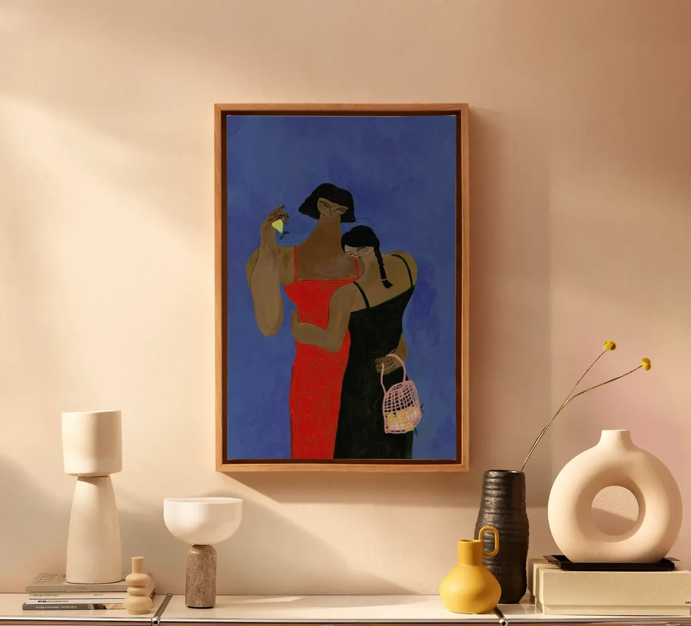 Lemons canvas by Nudes and Croissants